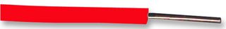 ALPHA WIRE 1805 RD005 Wire, Solid, Hook Up, ETFE, Red, 30 AWG, Solid, 100 ft