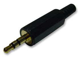 MULTICOMP PRO PS000124 Phone Audio Connector, 3 Contacts, Plug, 3.5 mm, Cable Mount, PVC (Polyvinylchloride) Body