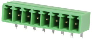 CAMDENBOSS CTB93HE/8 Terminal Block, Header, Header, 3.81 mm, 8 Ways, 10 A, 200 V, Through Hole Right Angle