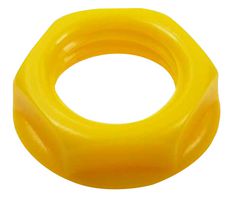 CLIFF ELECTRONIC COMPONENTS CL1420 Connector Accessory, Yellow Nylon Nut, 7/16" UNF, Cliff Electronic S2 Series 6.35mm Jack Sockets
