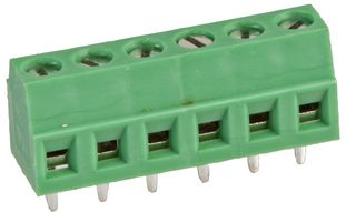 MULTICOMP PRO MC000022 Wire-To-Board Terminal Block, 3.81 mm, 6 Ways, 26 AWG, 16 AWG, Screw