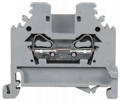 WAGO 280-101 DIN Rail Mount Terminal Block, Side entry wiring, 2 Ways, 28 AWG, 12 AWG, 2.5 mm², Clamp, 24 A