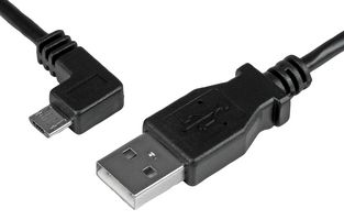 Startech 0.5m Micro USB-Charge Cable - Left Angle Micro USB - 24AWG