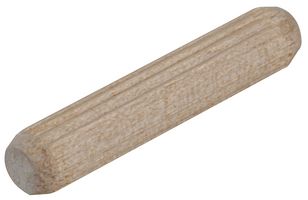DURATOOL D01088 HARDWOOD DOWELS 8MM X 30MM PK100
