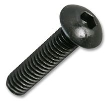 DURATOOL D01433 Button Screw, Hex Head, Steel, 8 mm, M3, Pack of 50