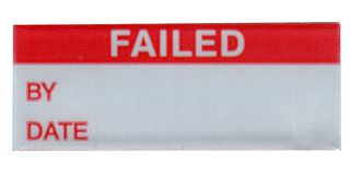 MULTICOMP PRO 7827338 Label, Write-On, 16 mm, 38 mm, Metallised Polyester, Failed (By, Date)