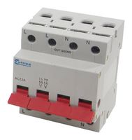 EUROPA ISO100-4 Switch Disconnector, 4 Pole, 230 V, 100 A, IP20, DIN Rail Mount