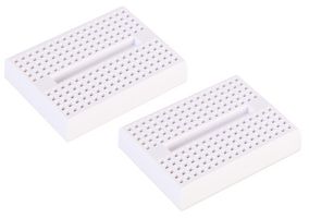 PRO SIGNAL PSG-BB-170W-2BP Breadboard, 170 Pin, White, 2pk, Plastic, 34.5mm Width