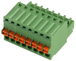 METZ CONNECT ASP0510806 Standard Terminal Block, Pluggable, 8 Contacts, 2.5 mm, Terminal Block, Pluggable, Cable Mount