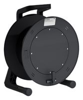 MULTICOMP PRO MP 450 Hand Wound Cable Storage Reel, MP450, Empty, Rubber, 445mm O.D. 296mm I.D., 555mm H, 312mm D