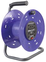 PRO ELEC PEL00901 Cable Reel Drum, Empty, 4-Gang, Plastic, 280mm x 50m