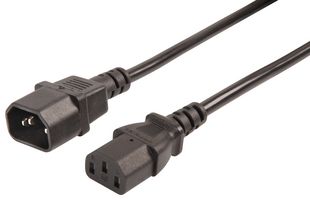 PRO ELEC PELB2156 LEAD C14 PLUG TO C13 SKT 10A 0.5M