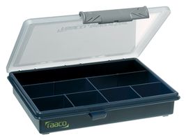 RAACO 136136 Storage Case, 7 Compartments, Grey, 32mm x 175mm x 143mm