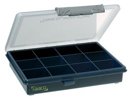 RAACO 136143 Service Case, 12 Compartments, Grey, 32mm x 175mm x 143mm