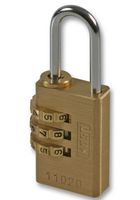 Kasp Security K11020D Padlock, Brass, Combination, 20mm