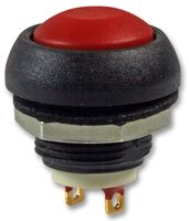 Apem ISR3SAD600160 Pushbutton, Plastic, Solder, Red , Element14