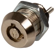 E-SWITCH KO131A102 Keylock Switch, Off-On, SPST, KO Series, 2 Position, Solder Lug, 1 A