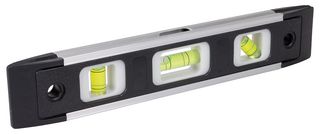 DURATOOL D00251 Spirit Level, Vertical, Horizontal & 45° Vials, Magnetic, 230mm