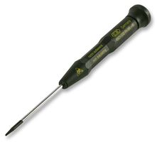 CK TOOLS T4882X000ES Phillips Screwdriver, ESD, #000 Tip, 60 mm Blade Length, 160 mm Overall Length