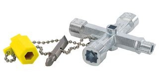 CK TOOLS T4455 Universal Key, Cabinet Cross, 12 in 1