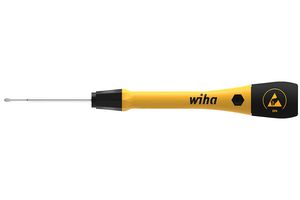 WIHA 43676 Screwdriver, Precision, ESD, PicoFinish, 271P, Phillips, PH00 x 40mm