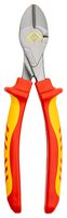 CK TOOLS T37021A 180-RND Cutter, Side, 190 mm, Diagonal, 6 mm, RedLine Series