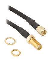 AMPHENOL RF 095-850-221-048 TNC STRAIGHT PLUG TO TNC BULKHEAD JACK O