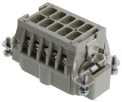 HARTING 09330102691 HEAVY DUTY CONN, INSERT, PLUG, 10+PE POS