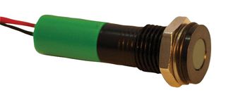 APEM Q8F7BZZRYG02E PANEL INDICATOR, RYG, 8MM, WIRE LEAD