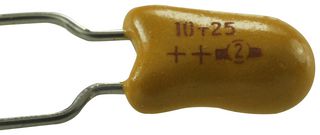 Vishay 199D106X9025C6B1 Tantalum Capacitor, 10Uf, 25V, Radial 10%