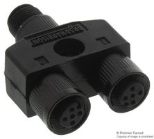 MOLEX DEL-1200680228 IN-LINE SPLITTER, M12, 3PORT, CABLE