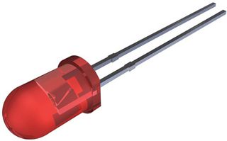 LUMEX SSL-LX5093IT. LED, 5MM, RED, 80MCD, 635NM