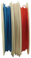 Jonard Tools R-30-TRI Wire Wrap Wire, 50Ft, 30Awg, Copper, White/blue/red