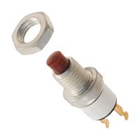GRAYHILL 30-601 RED. PB SWITCH, SPST, 0.15A, 5VDC, PANEL