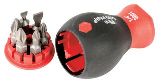 WIHA 38043 6 IN 1 MULTIBIT STUBBY SCREWDRIVER SET