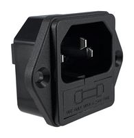 QUALTEK ELECTRONICS 719W-00/04 CONNECTOR, POWER ENTRY, PLUG, 10A