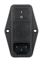 QUALTEK ELECTRONICS 764-00/002 CONNECTOR, POWER ENTRY, PLUG, 10A