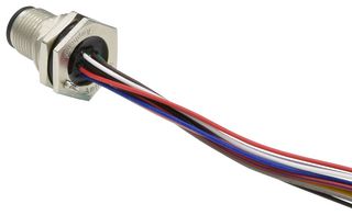 AMPHENOL LTW MSAS-05PMMC-SF8B30 SENSOR CORD, 5P M12 PLUG-FREE END, 11.8"
