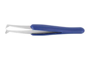 Ideal-Tek 14A.C.DR.1 Esd Tweezer, Bent/flat, 115mm