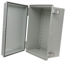 BUD INDUSTRIES PTQ-11053 ENCLOSURE, MULTIPURPOSE, PC/GFR, GRAY