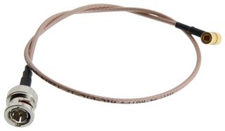 AMPHENOL RF 245103-05-18.00 COAX CABLE, BNC PLUG-SMB PLUG, 18"