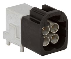 AMPHENOL RF FM4-NARP-PCB-1 RF COAXIAL, MINI-FAKRA R/A PLUG, 50 OHM