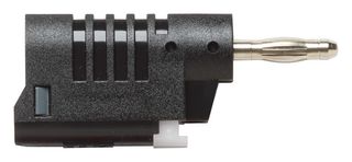 POMONA 73092-0 4MM BANANA PLUG, STACKING, 36A, BLACK