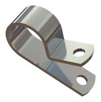 ESSENTRA COMPONENTS AL4A CABLE CLAMP, SCREW, ALUMINUM ALLOY