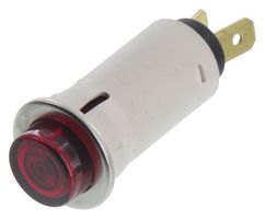 LEECRAFT 32R-2111T LAMP, INDICATOR, NEON, RED, 125V