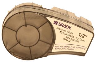 BRADY M21-500-499. LABEL, TAPE, 0.5INX16FT, NYLON CLOTH, BL