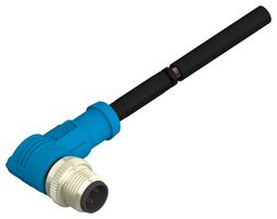 TE CONNECTIVITY T4161210004-005 SENSOR CORD, 4P, M12 PLUG-FREE END, 5M