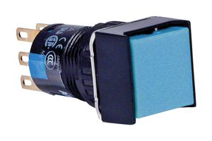 IDEC AB6Q-A1-S PUSHBUTTON SW, SPDT, 1A, 120V, SOLDER/QC