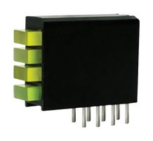 DIALIGHT 568-0724-444F CKT BOARD INDICATOR, Y/G, 2.5/3.7MCD, TH