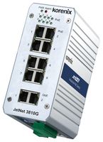 BEIJER ELECTRONICS JETNET 3810G V2 ENET SW, INDUS, RJ45 POE+X8/GIGABITX2